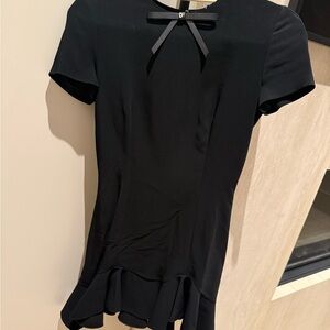 DSQUARED2 Black Short Sleeve Mini Dress with Bow New With Tag